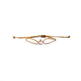 Pink Tourmaline Knot Bracelet