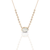 Statement Pastel Green Quartz Necklace