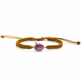 Star Sapphire Knot Bracelet