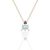 Follow The Sun Aquamarine Necklace