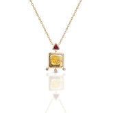 Follow The Sun Square Necklace