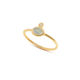 Luna Light Blue Tourmaline Ring