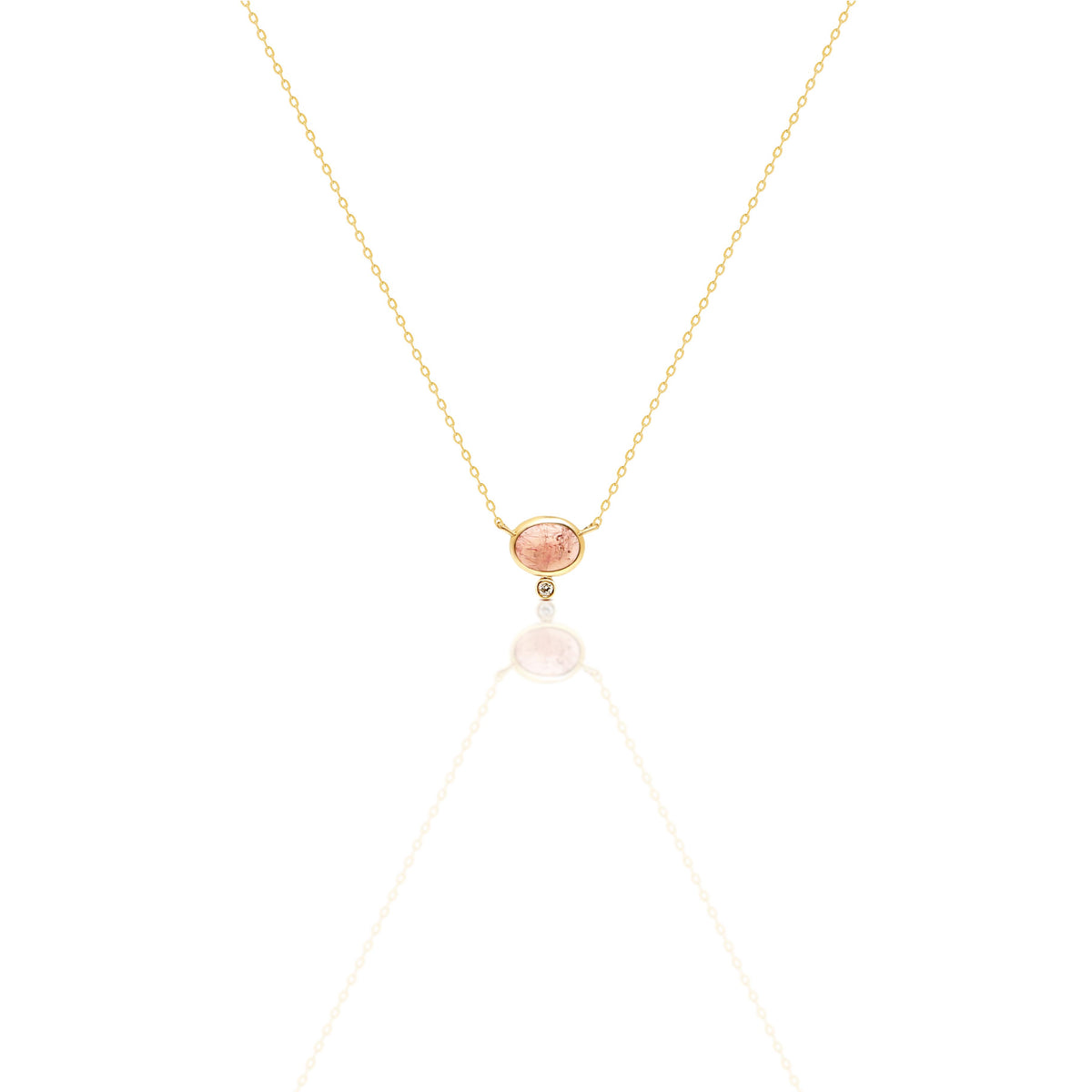 Pink Luna Necklace