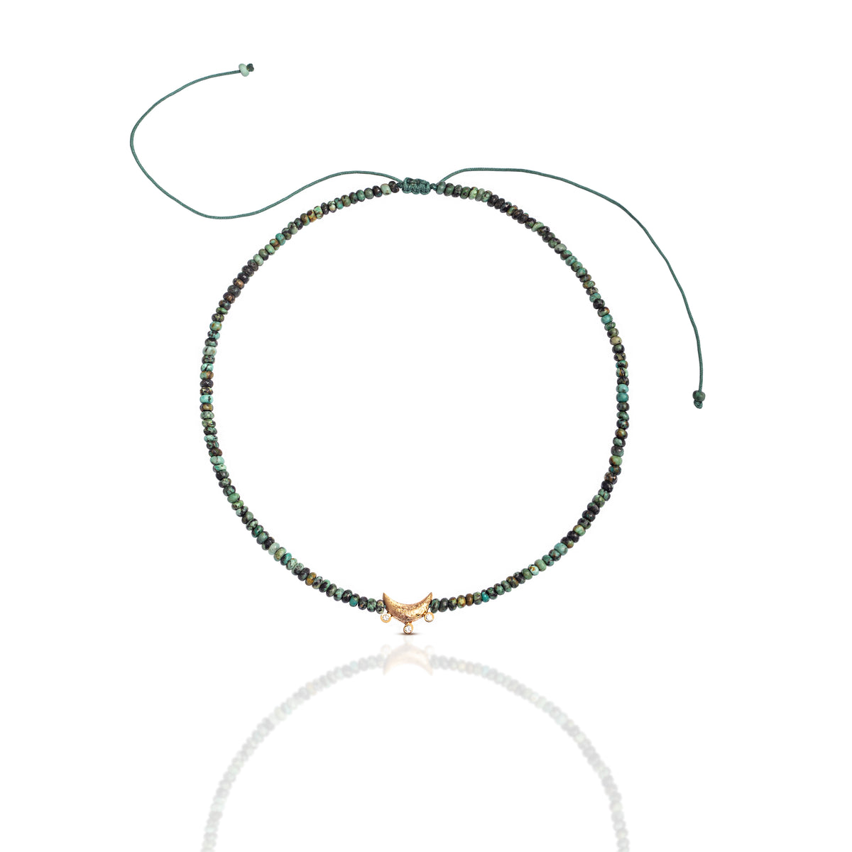 Crescent Turquoise Chocker