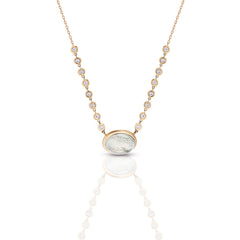 Statement Pastel Green Quartz Necklace