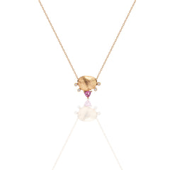 Imprint Pink Tourmaline Necklace