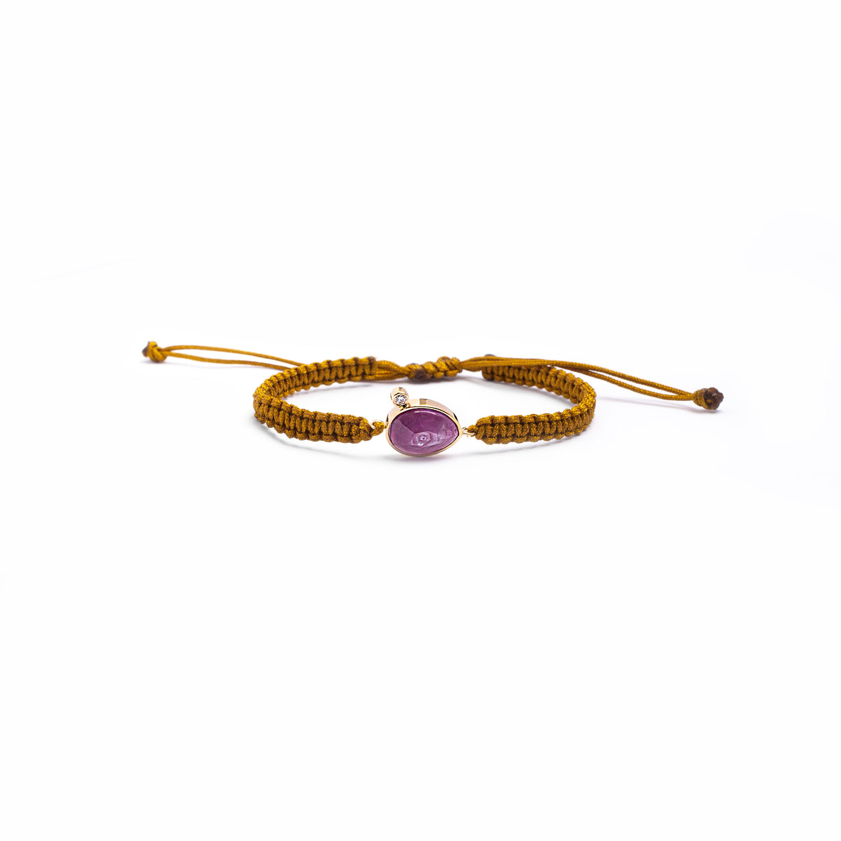 Star Sapphire Knot Bracelet