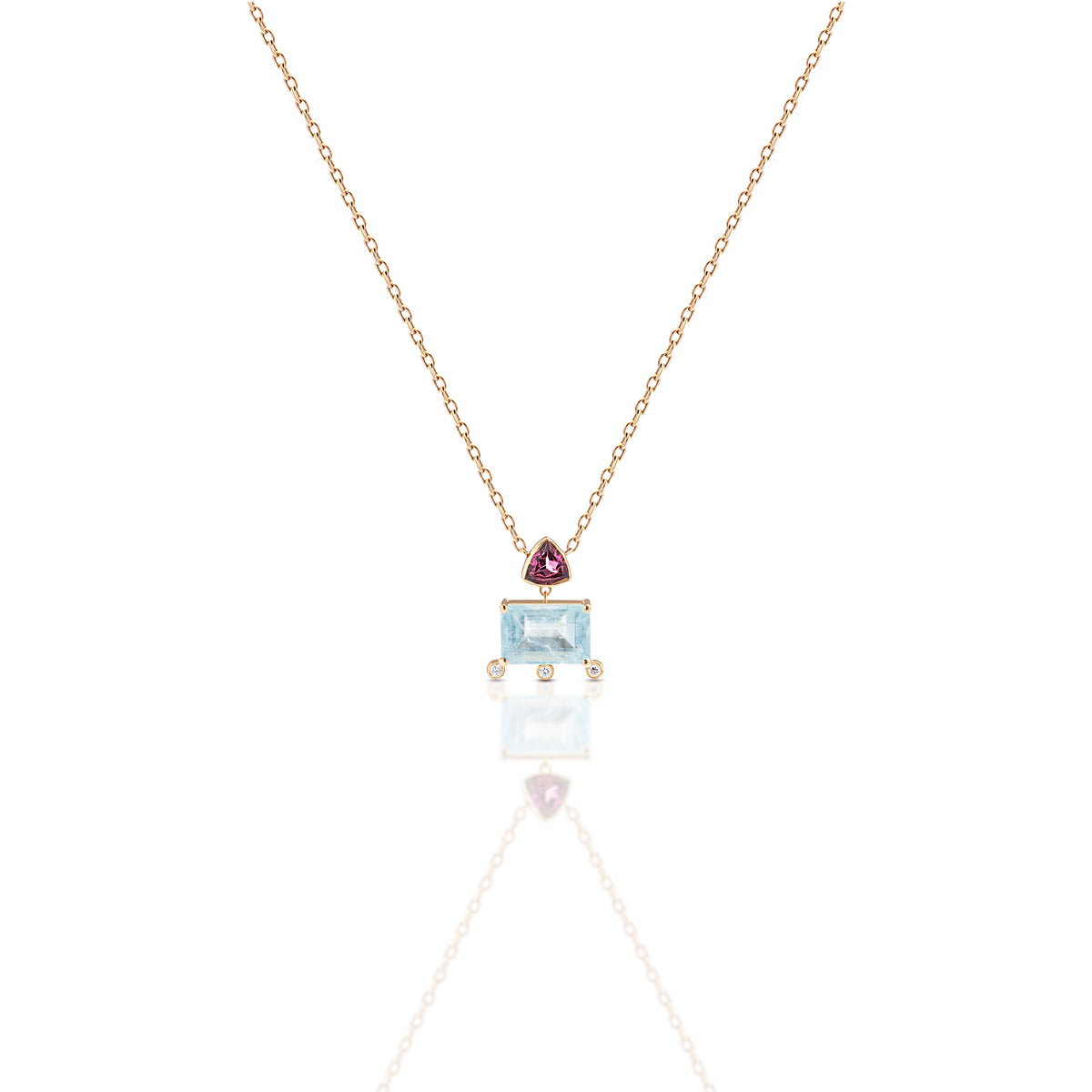 Follow The Sun Aquamarine Necklace