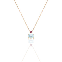 Follow The Sun Aquamarine Necklace
