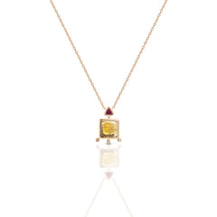 Follow The Sun Square Necklace