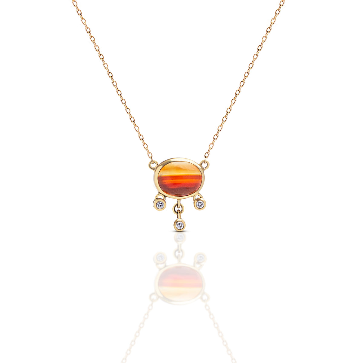 Follow The Sun Carnelian Necklace
