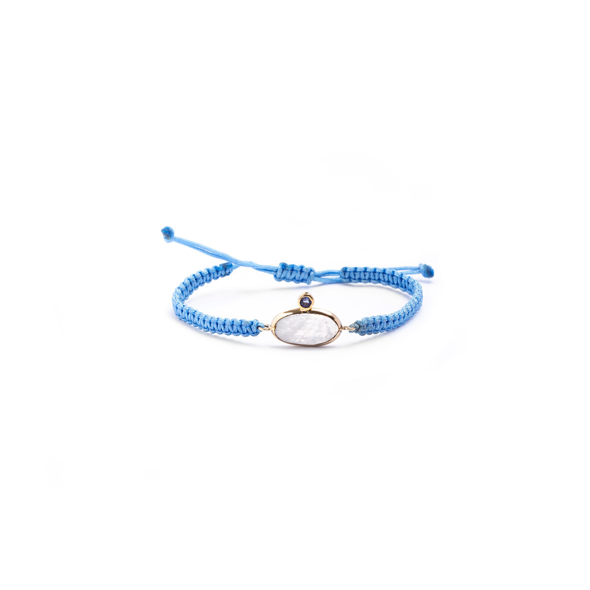 Oval Moonstone Knot Bracelet