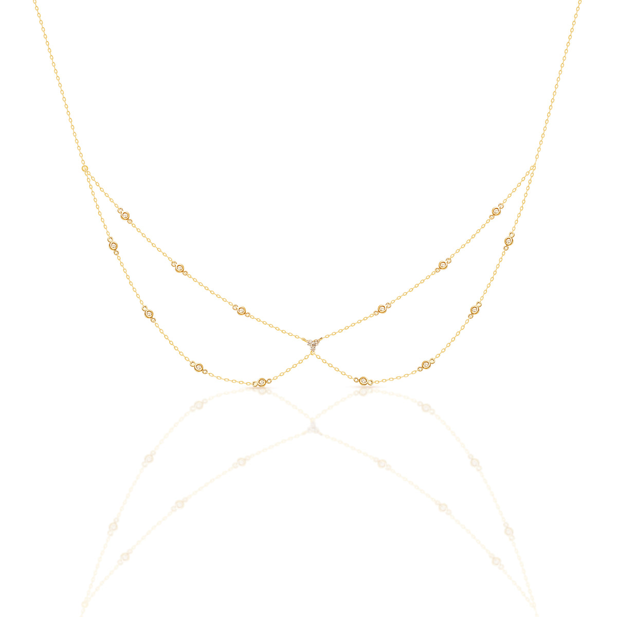 Trio Diamond Choker