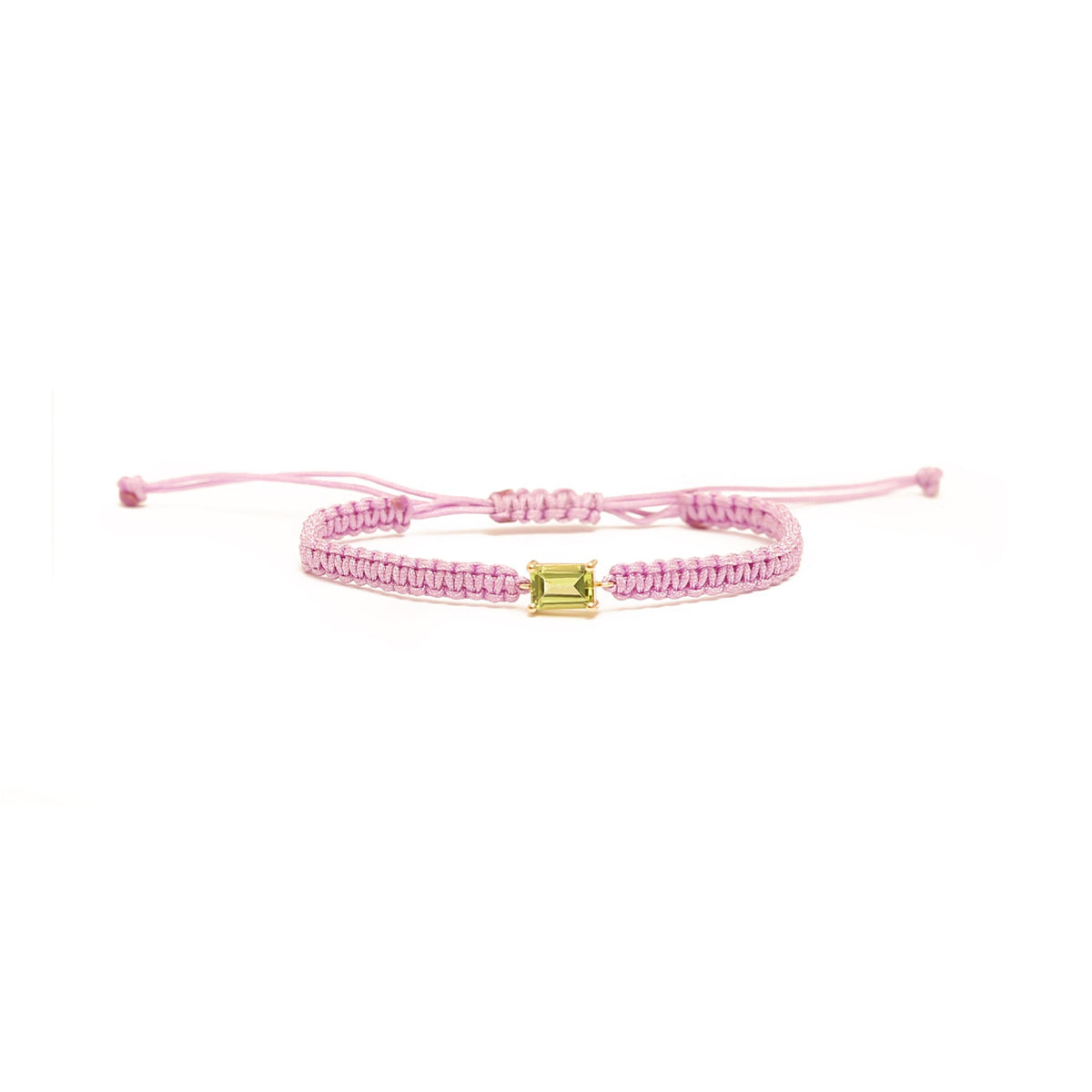Knot Peridot Bracelet