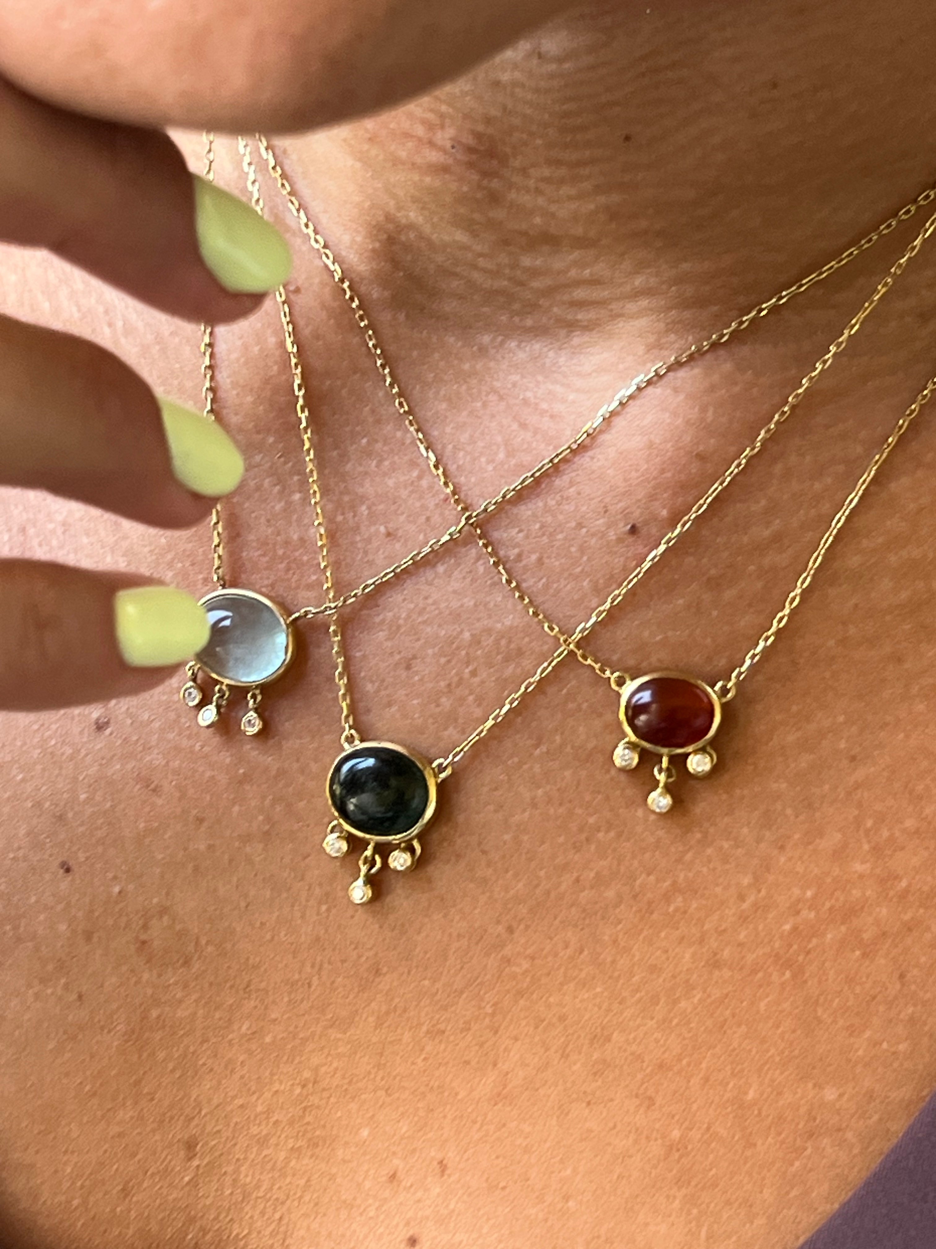 Follow The Sun Carnelian Necklace