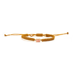 Knot Pink Tourmaline Bracelet