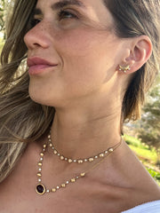 Statement Tourmaline Milestone Necklace