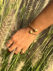 Stone Imprint Bangle